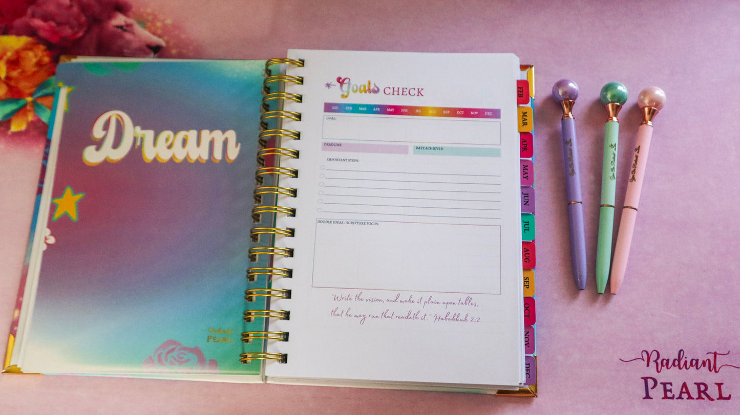Radiant Pearl™ Dream Life Planner (2026 Edition)
