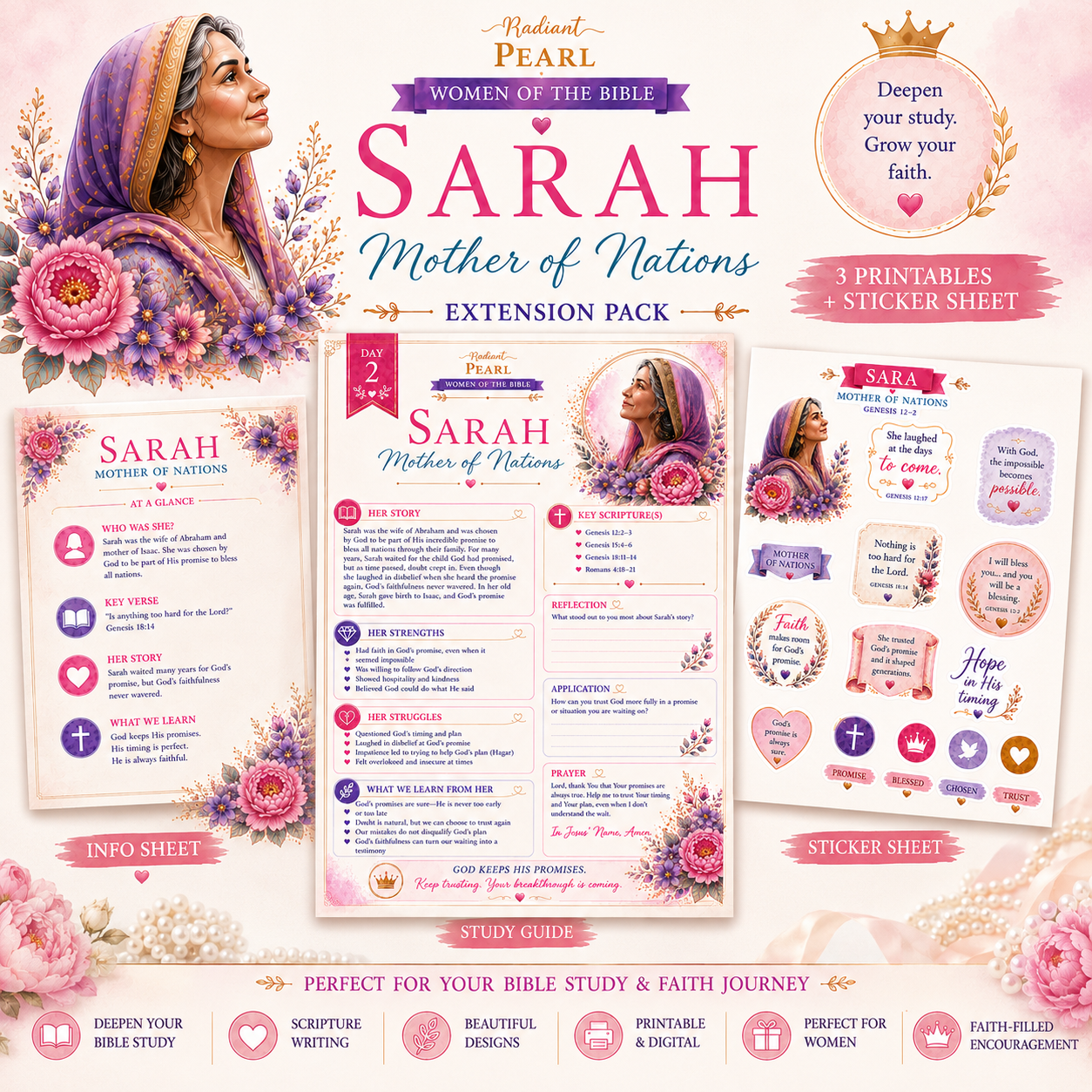 Day 2 — Sarah: Mother of Nations | Women of the Bible Extension Pack