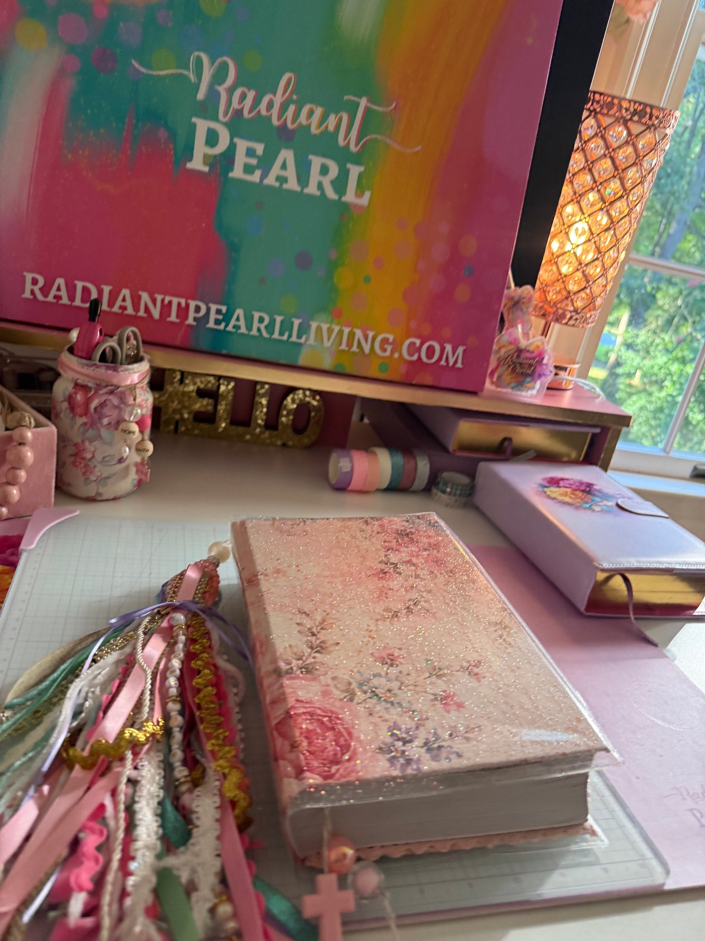Radiant Pearl Luxury Peel & Stick Bible Wrap Kit