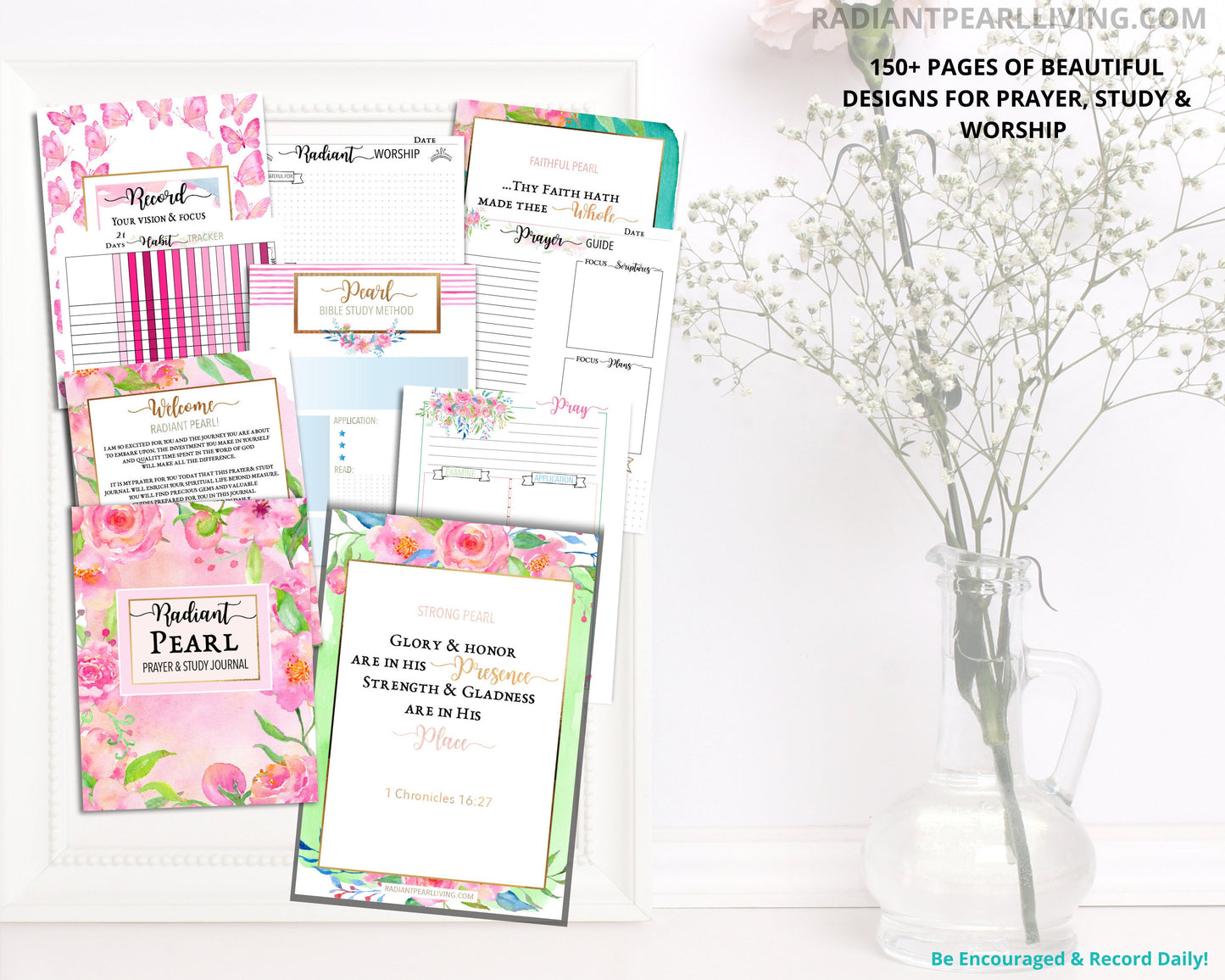 Printable Prayer Journal |  Bible Study | Faith planner | Bible Study Printable | Bible Journaling | Praise Journal | Printable Gift Journal