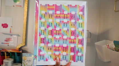 Colorful Glitter Bible Tabs