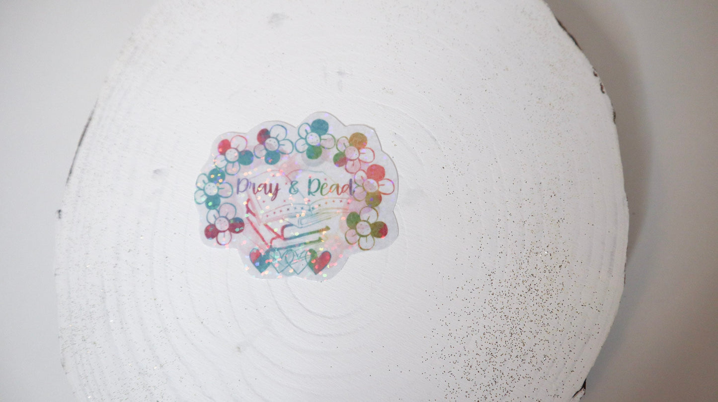 Pray and Read Sticker