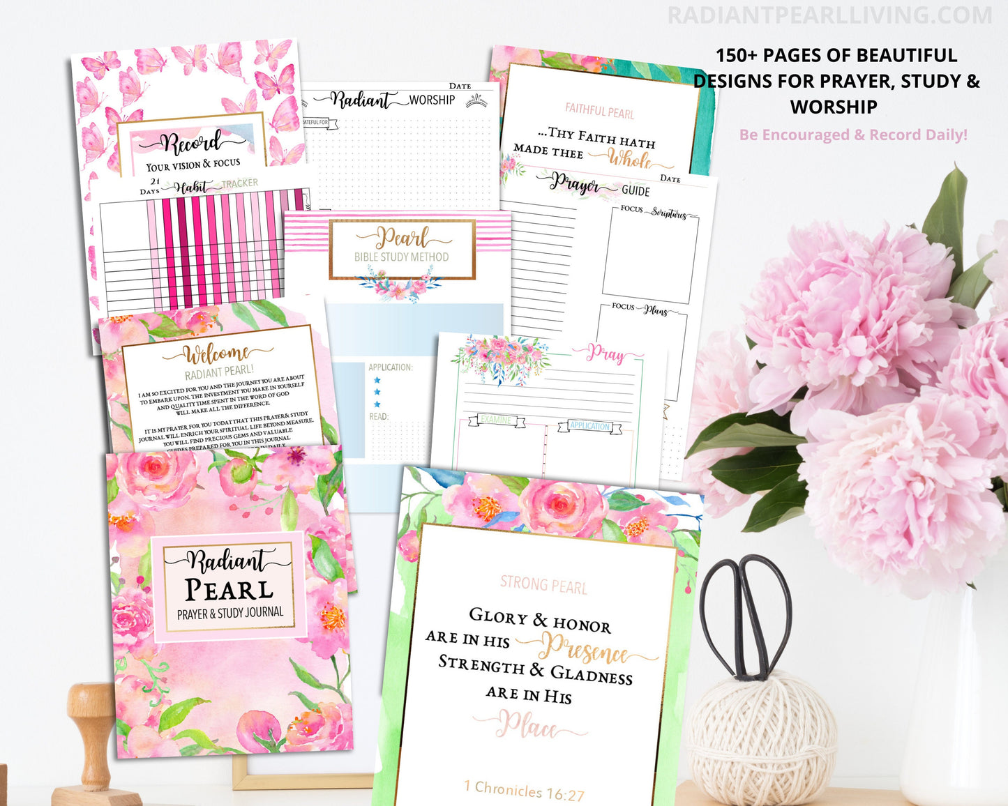 Printable Prayer Journal |  Bible Study | Faith planner | Bible Study Printable | Bible Journaling | Praise Journal | Printable Gift Journal