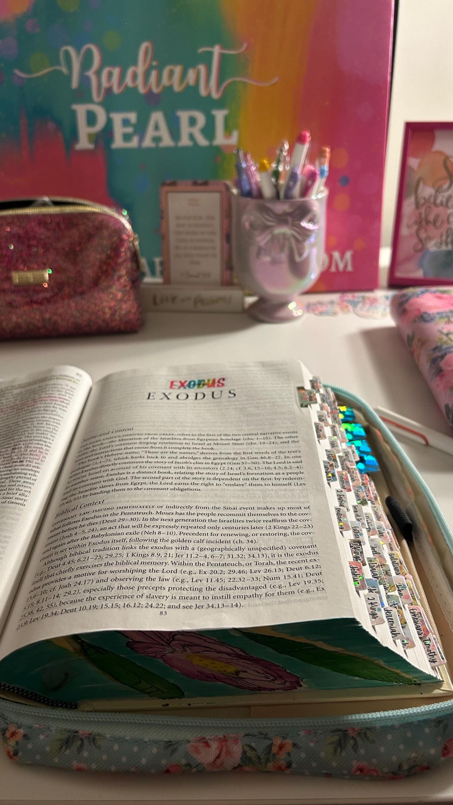 Roses and Stripes Bible Tabs