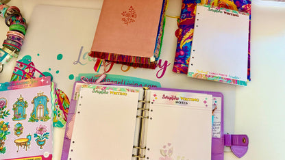 Radiant Scripture Writing Sheets: A5 Bible Study Notepad