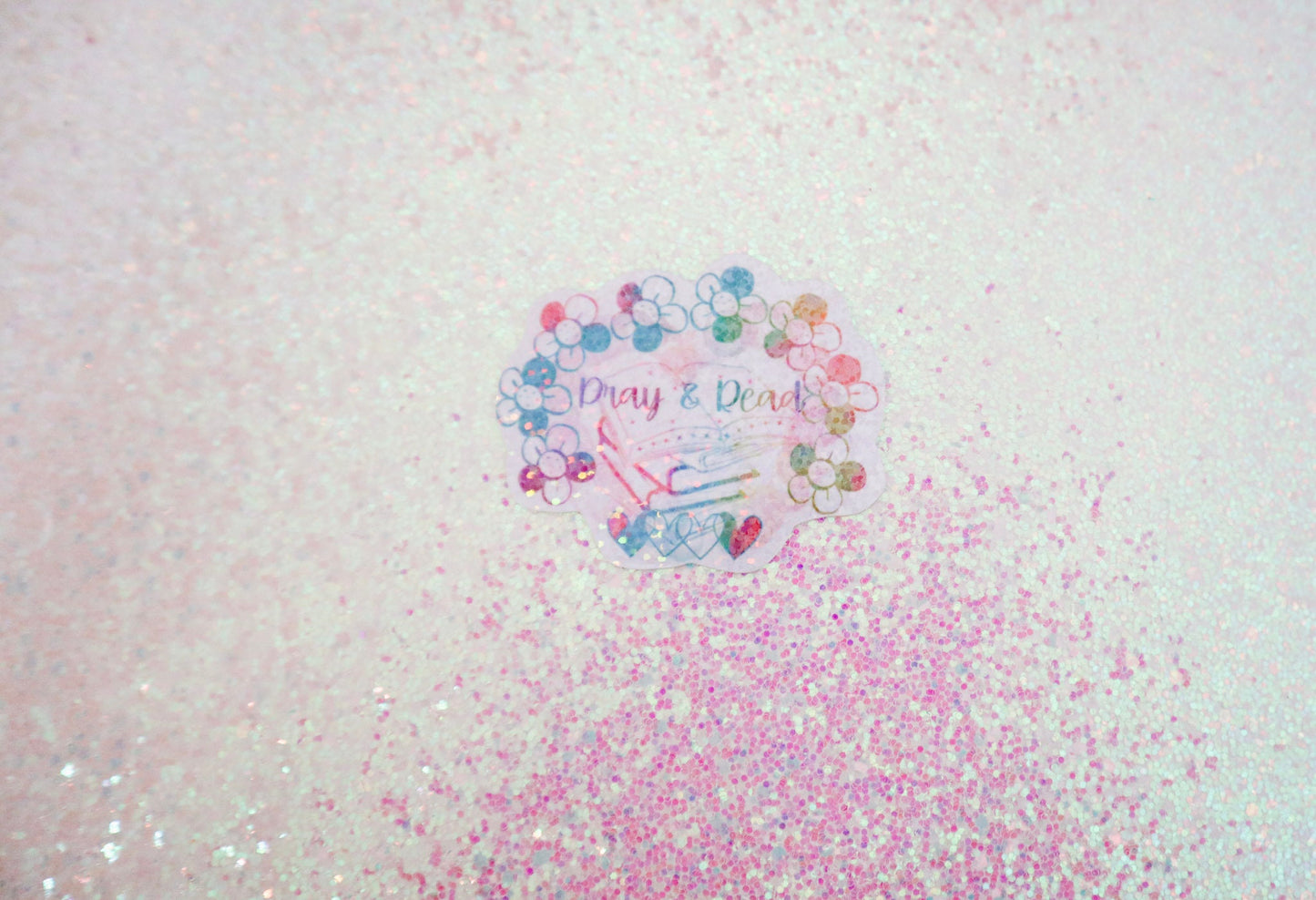 Pray and Read Sticker