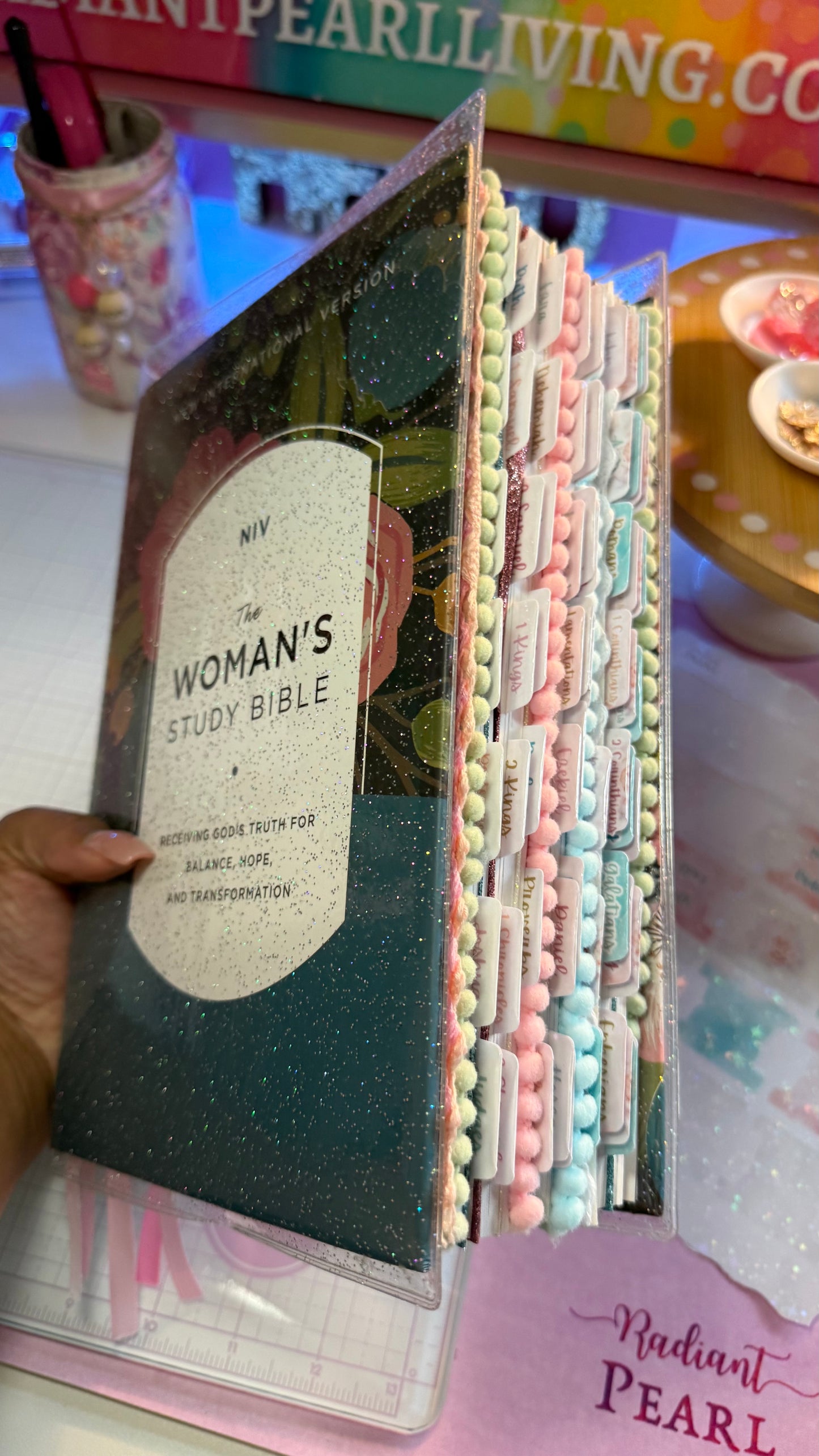 Radiant Pearl Living™ Loaded Bible Collection
