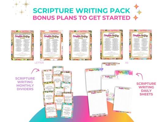 Scripture Writing Pack Printable