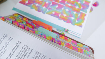 Radiant Colorful Bible Tabs