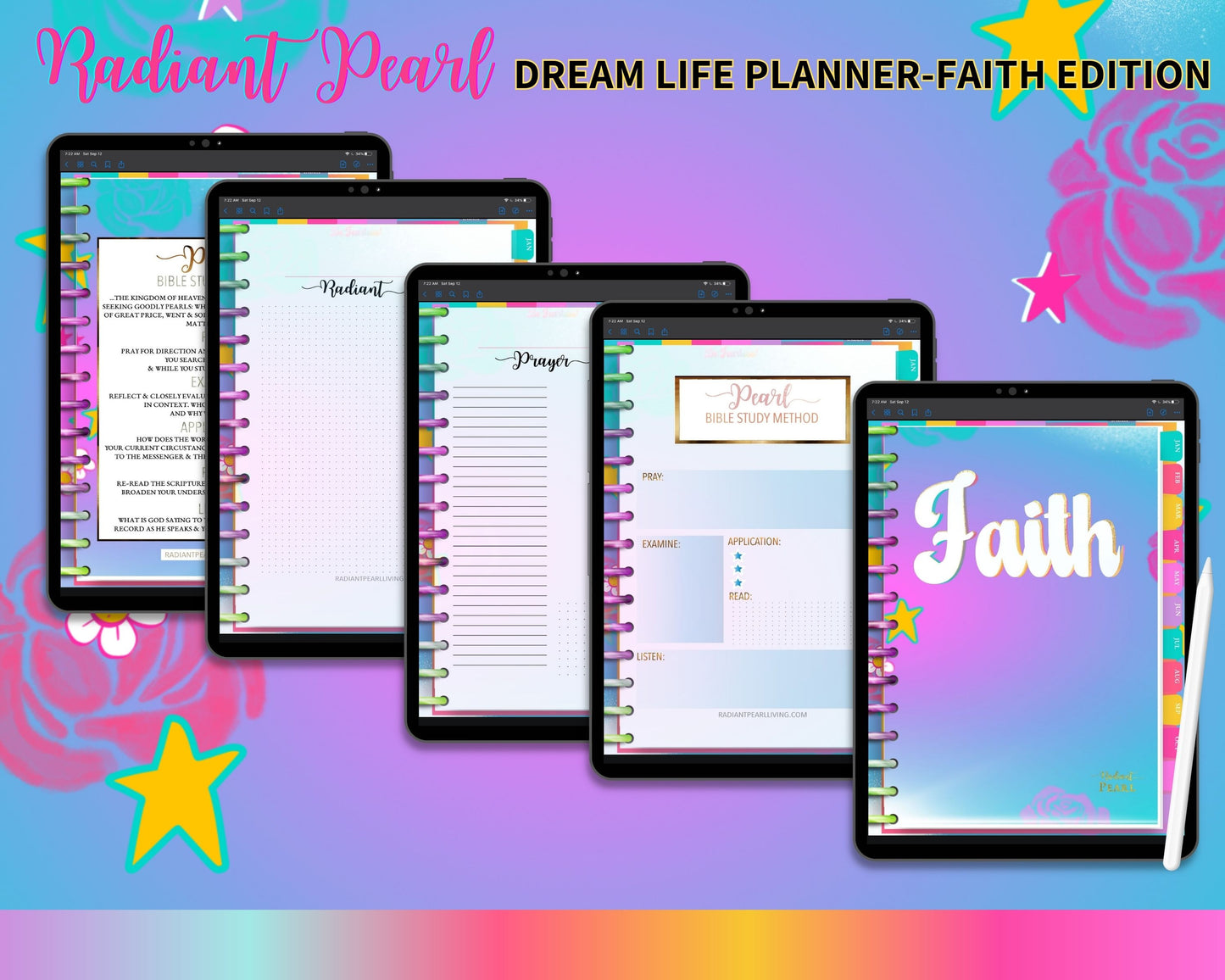Radiant Pearl™ Digital Dream Life Planner (2026 Edition)