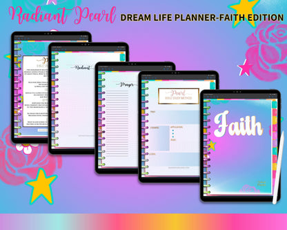 Radiant Pearl™ Digital Dream Life Planner (2026 Edition)