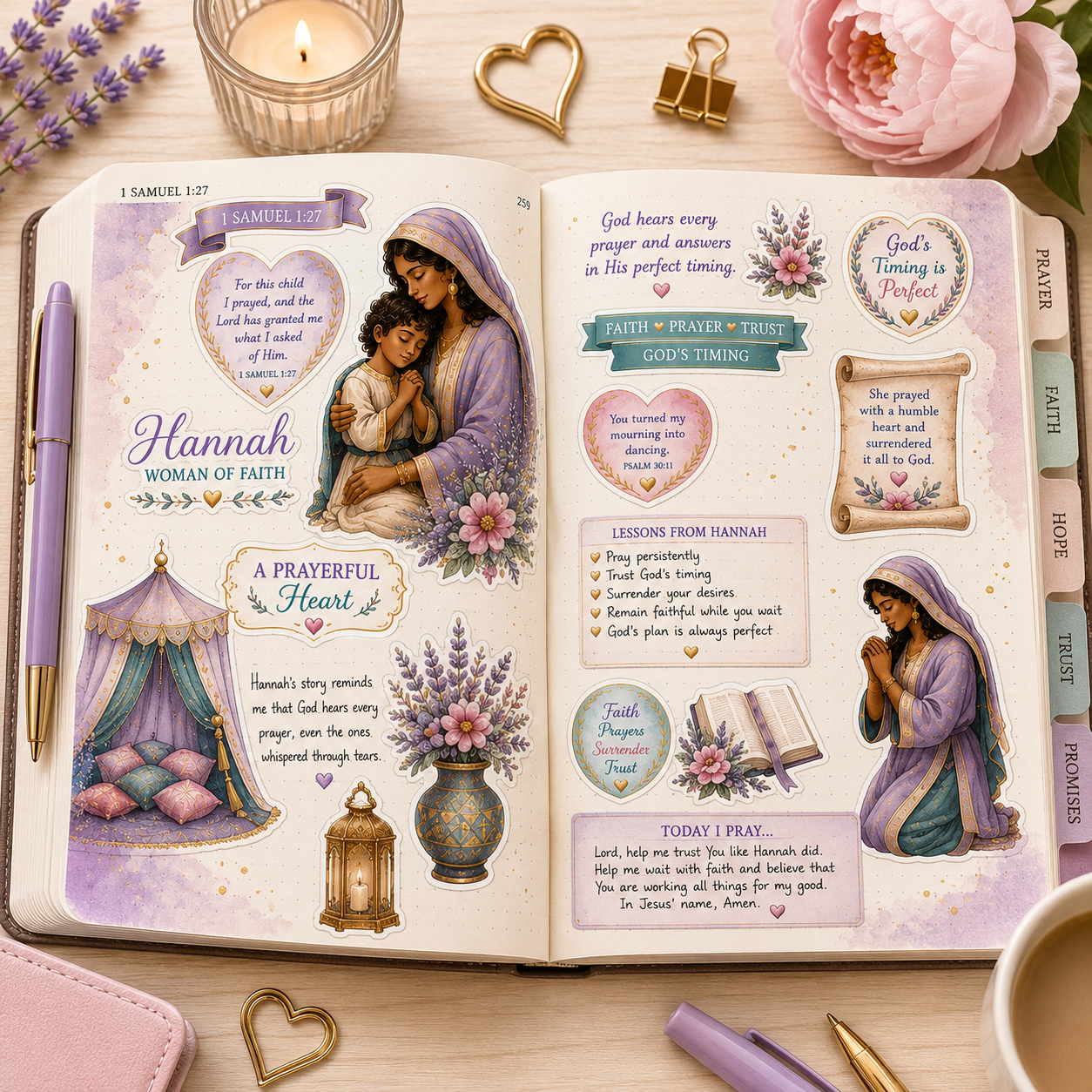 Hannah Extension Pack | Women of the Bible Bible Study & Journaling Printable