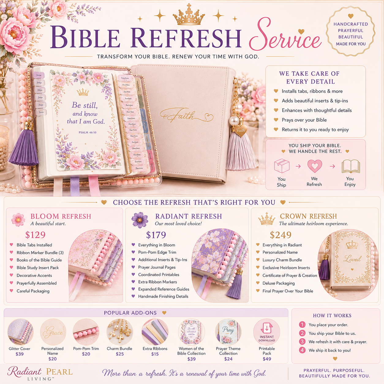 Radiant Pearl Bible Refresh Service