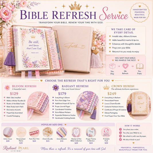 Radiant Pearl Bible Refresh Service