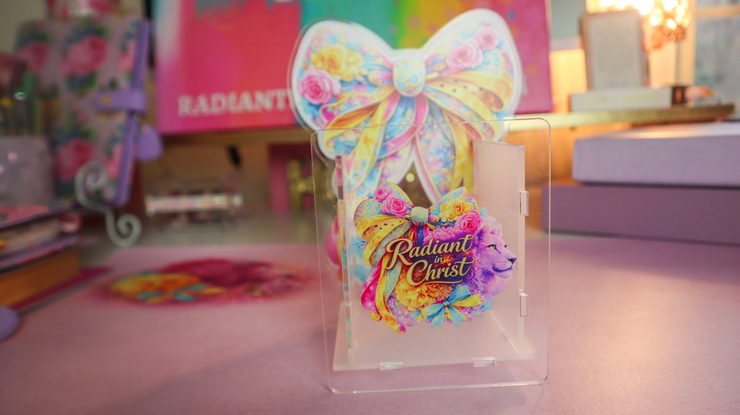Radiant Pearl™ Bow Pen Holder