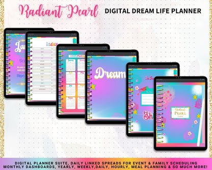 Radiant Pearl™ Digital Dream Life Planner (2026 Edition)