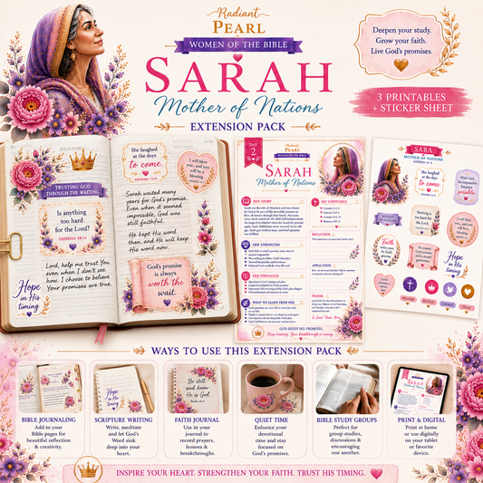 Day 2 — Sarah: Mother of Nations | Women of the Bible Extension Pack