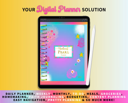 Radiant Pearl™ Digital Dream Life Planner (2026 Edition)