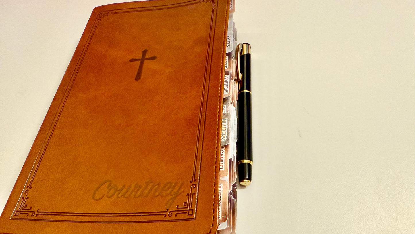 Bible Tabs Laminated Men's Bible Tabs Earth Tone Neutral