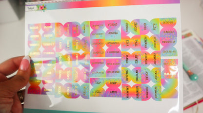 Radiant Colorful Bible Tabs