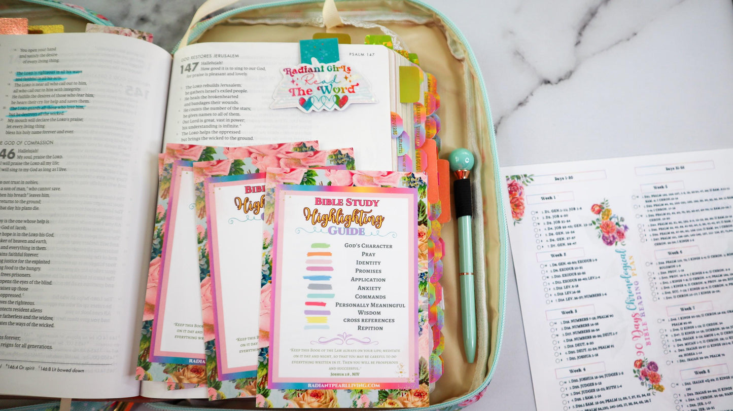 90 Day Chronological Bible Reading Plan Checklist for Bible | Printable Bible Plan