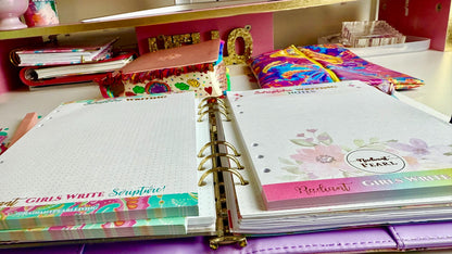 Radiant Scripture Writing Sheets: A5 Bible Study Notepad